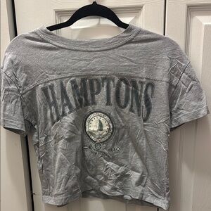 Gray Hamptons Graphic T-Shirt